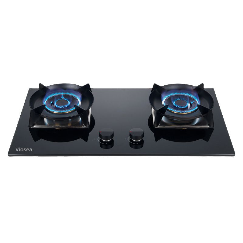 All Black Mirror Copper Aluminum Gas Stove