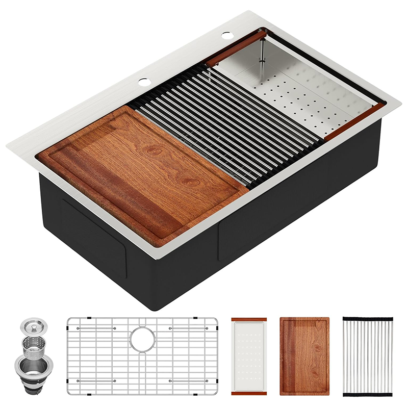 33×22x 10 Inch Topmount Sink