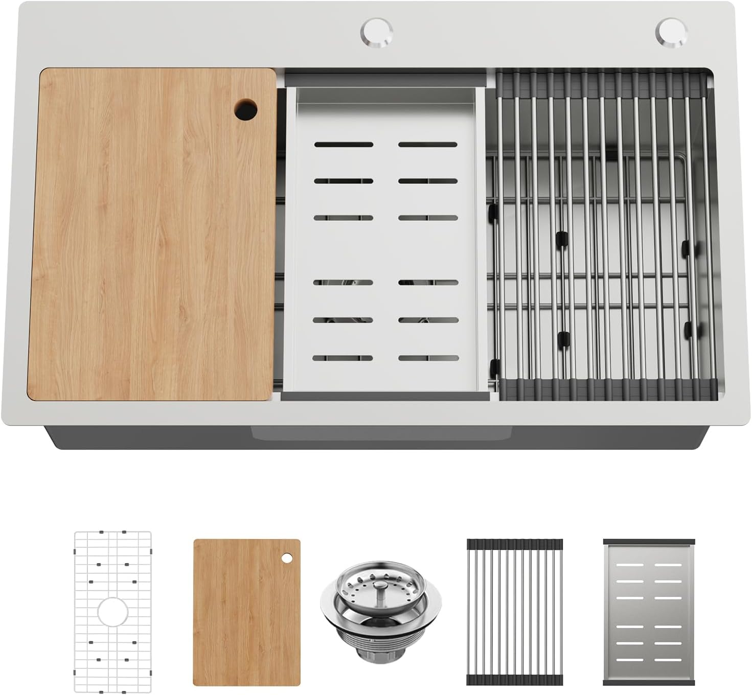 30×18 Inch Topmount Sink