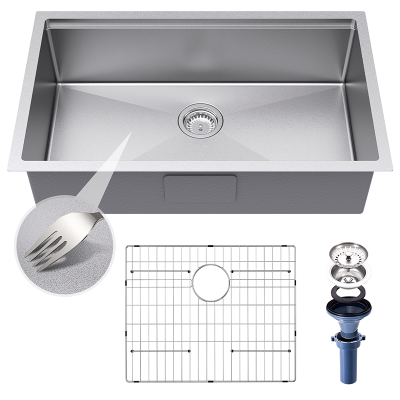 30×19×10 Inch 3D Embossed Surface Finish Sink