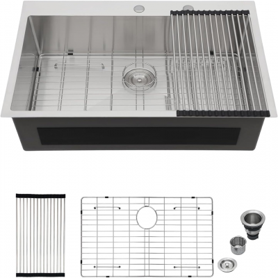 32×18 Inch Topmount Sink