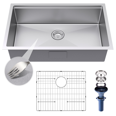 32×19 Inch 3D Embossed Surface Finish Sink